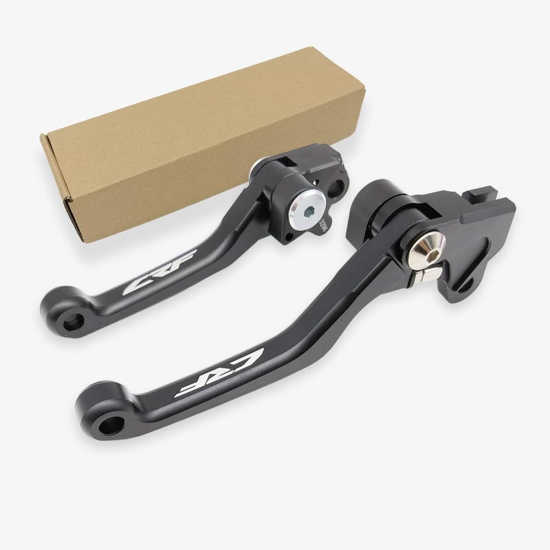 Black Motorcycle Brake Clutch Lever Handle CNC Aluminum Pivot for CRF450R 20022003 CRF 450R 450 R Dirt Pit Bike Motocross Motorbike